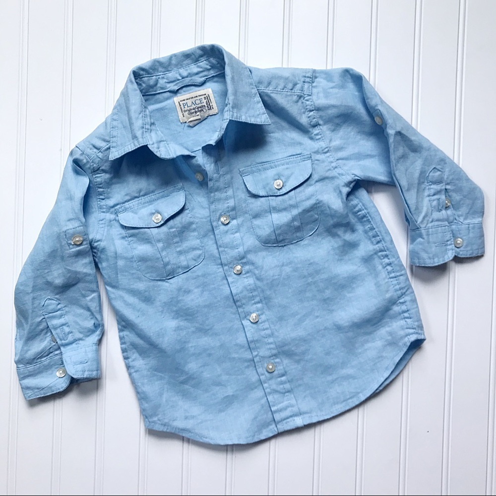 •Children’s Place• chambray shirt